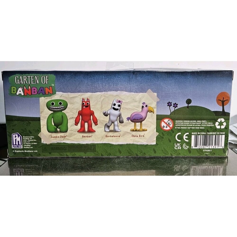 Garten Of Banban Series 1 Collectible Figures Set Of 4 – Jumbo Josh Banban Banba - Picture 4 of 4